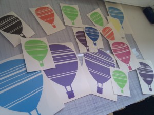 Wallstickers med Luftballon